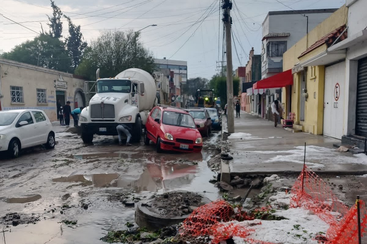 Barrio de Santiago Ayuntamiento de Puebla reparará drenaje