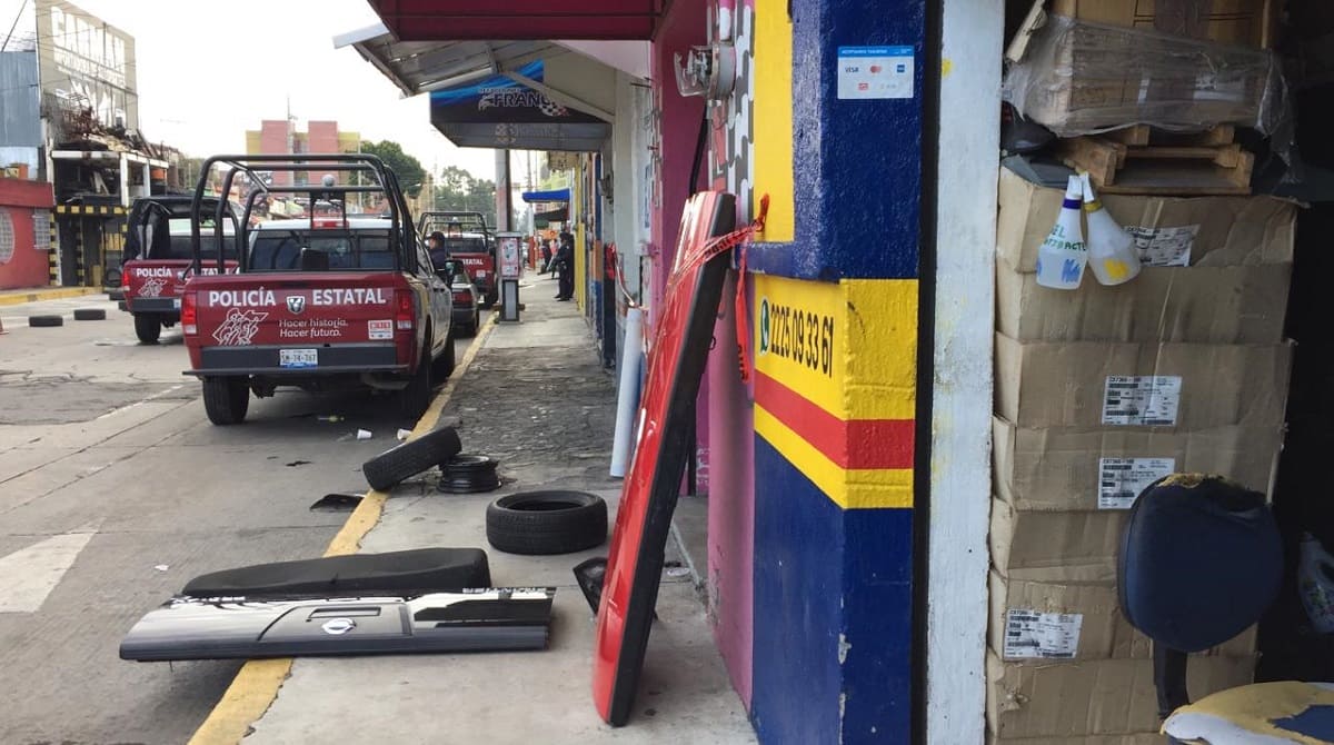 En operativo, SSP y GN decomisan droga y autopartes robadas en la 46 Poniente 7 46 PTE 1