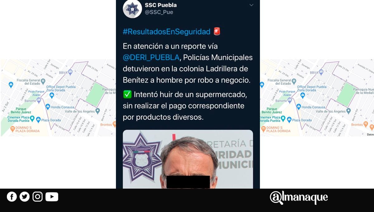 Policía de Claudia Rivera presume detención de abuelito que se iba sin pagar de un supermercado 1 PORTADA ssc