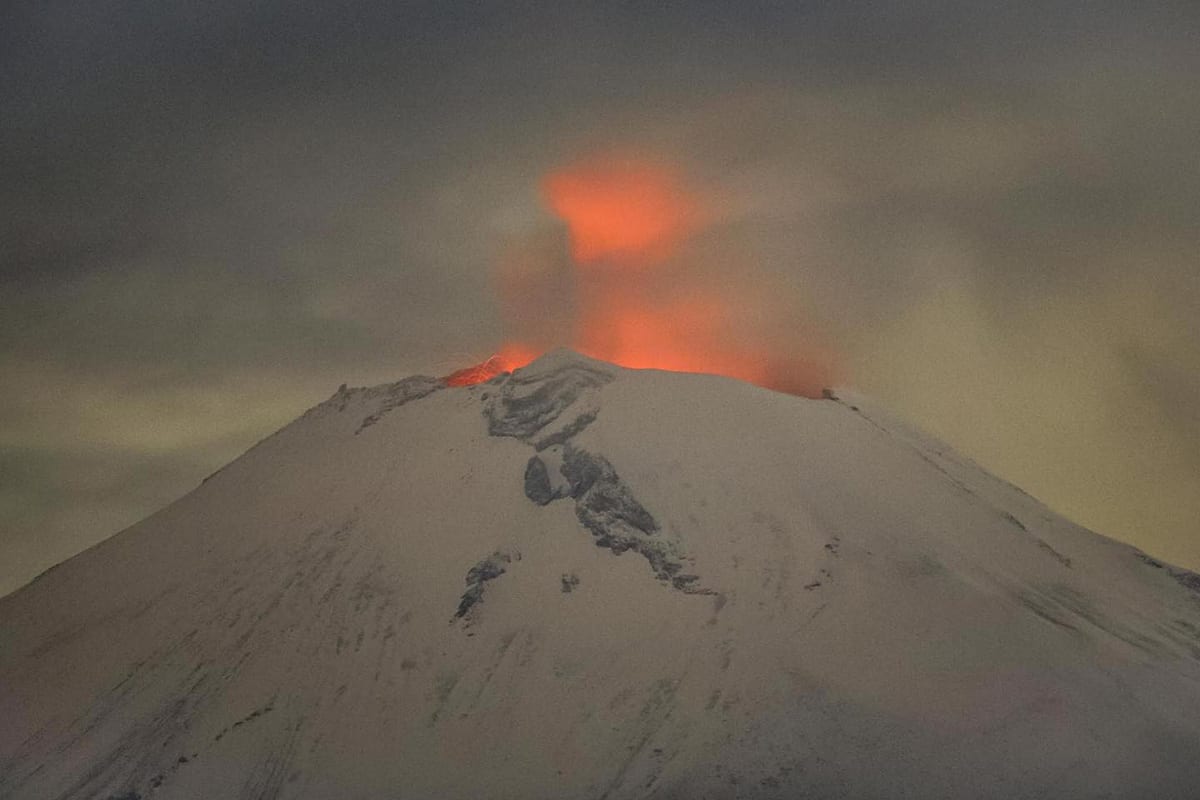 FOTOS: Estas son las imágenes que nos regaló el Popocatépetl este jueves 1 VOLCAN POPOCATEPETL