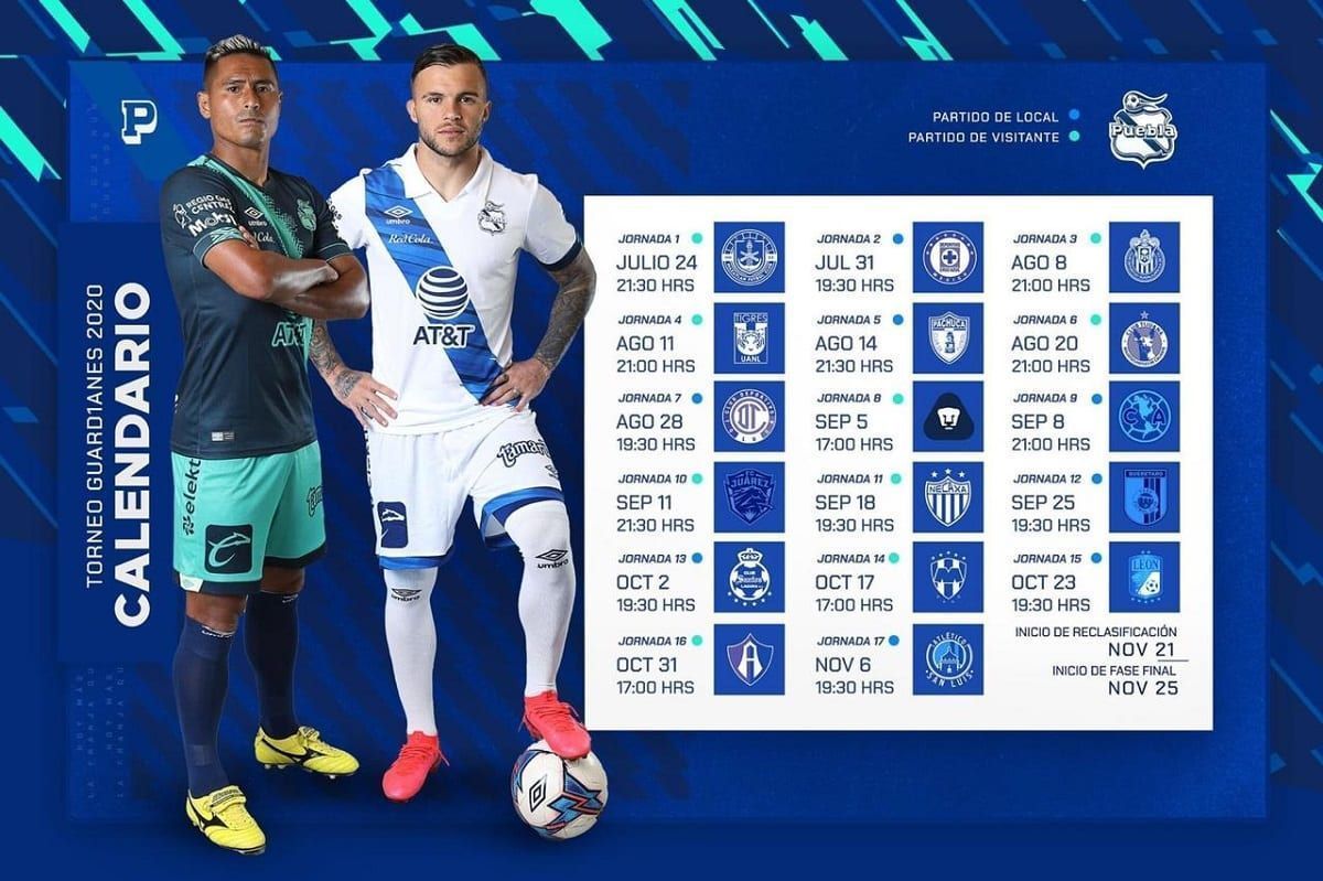 calendario Puebla