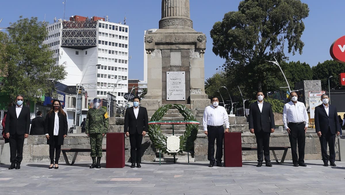 Preside Miguel Barbosa ceremonia luctuosa de Benito Juárez 1 ceremonia benito juarez