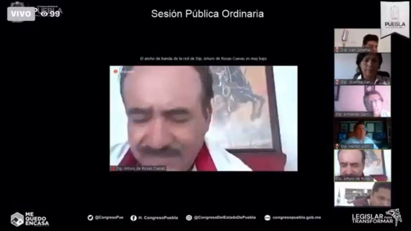 VIDEO: En plena sesión del Congreso de Puebla, diputado grita “hija de la ching…” 1 congreso de Puebla 1