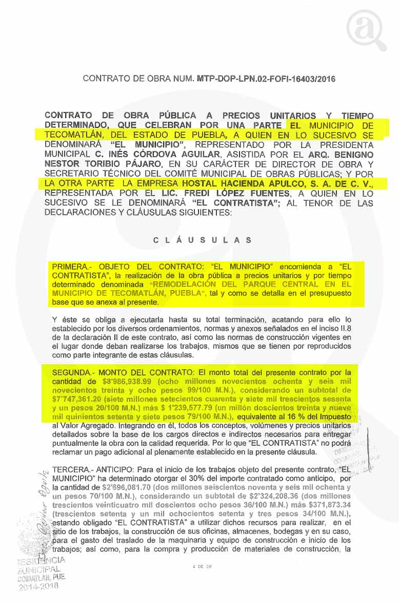 contrato parque teco