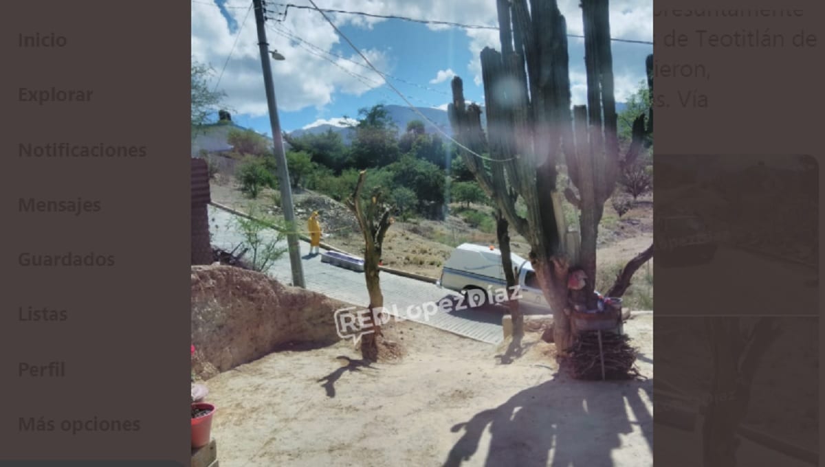 Funeraria deja caer a un muerto por covid y derrama fluidos corporales en la calle en Teotitlán 1 coronavirus