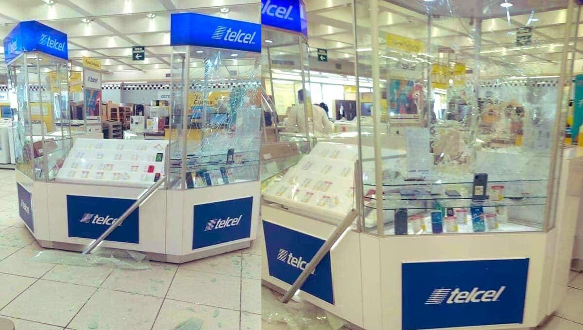 Sujetos armados roban celulares de Coopel en Huejotzingo 1 elektra 1