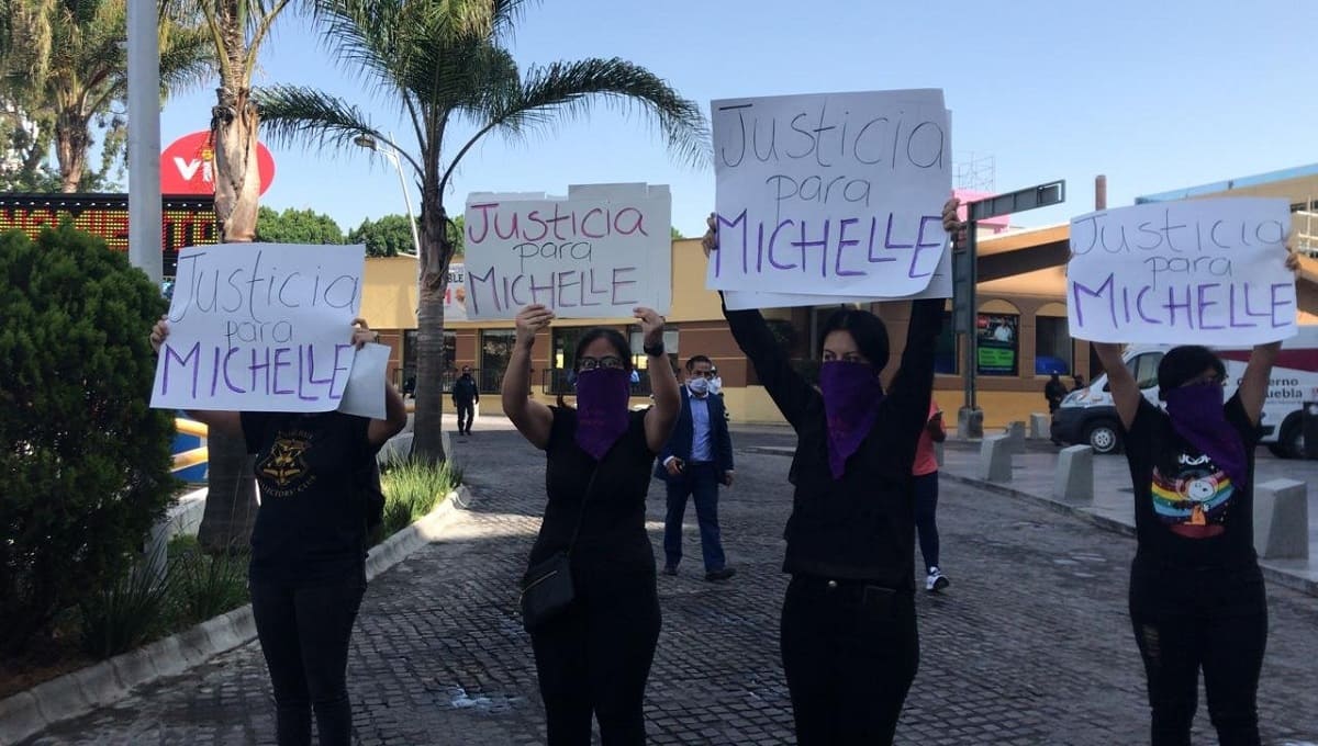 Feministas exigen a la Fiscalía de Puebla #JusticiaParaMichelle 4 feministas michelle