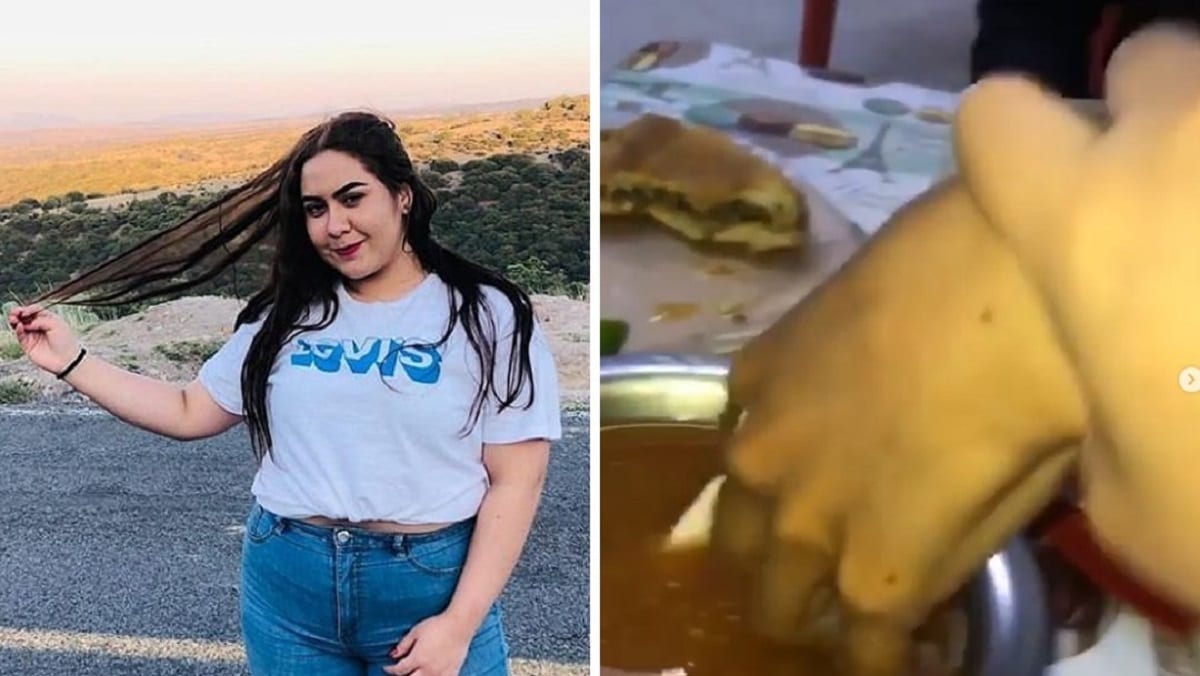 VIDEO: #LadyMarrana mete la mano de su amigo en el tazón de salsa en una taquería de León 1 ladymarrana