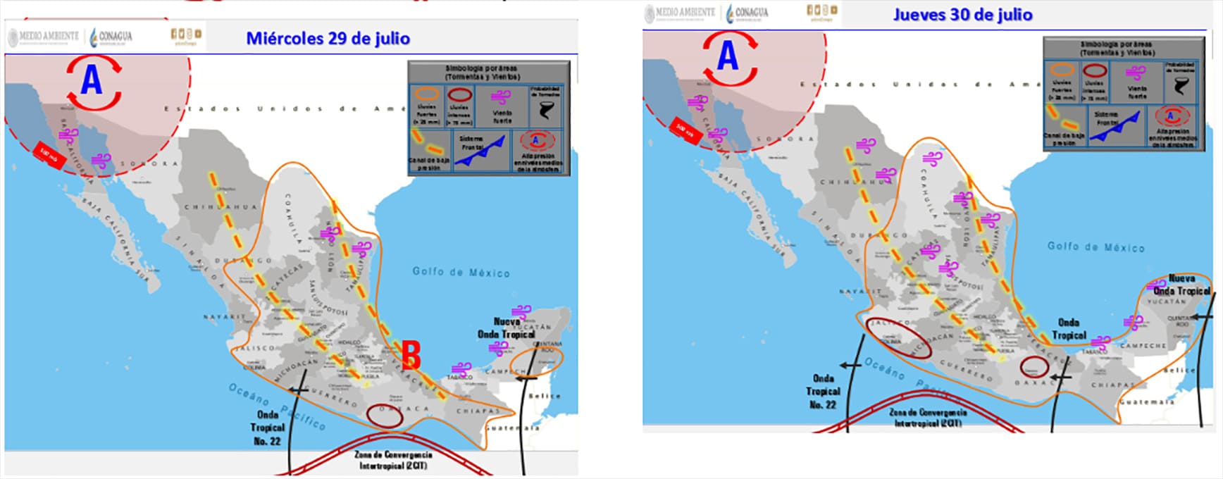 tormenta tropical Hanna 1