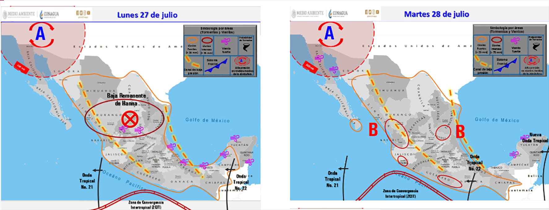tormenta tropical Hanna