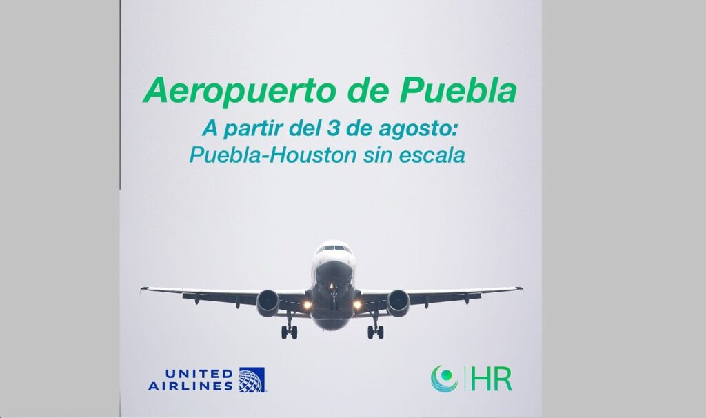 vuelo Puebla houstoun