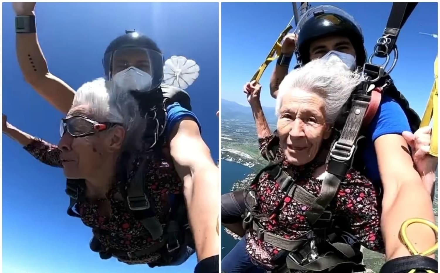 VIDEO: Abuelita mexicana cumple su sueño y salta de paracaídas 4 ABUELITA PARACAIDAS