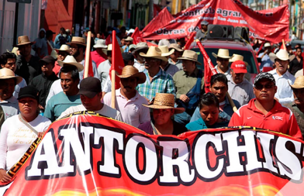 Gobierno de Puebla identifica el Sur de la capital como foco rojo por culpa de Antorcha Campesina 2 Antorcha campesina 1