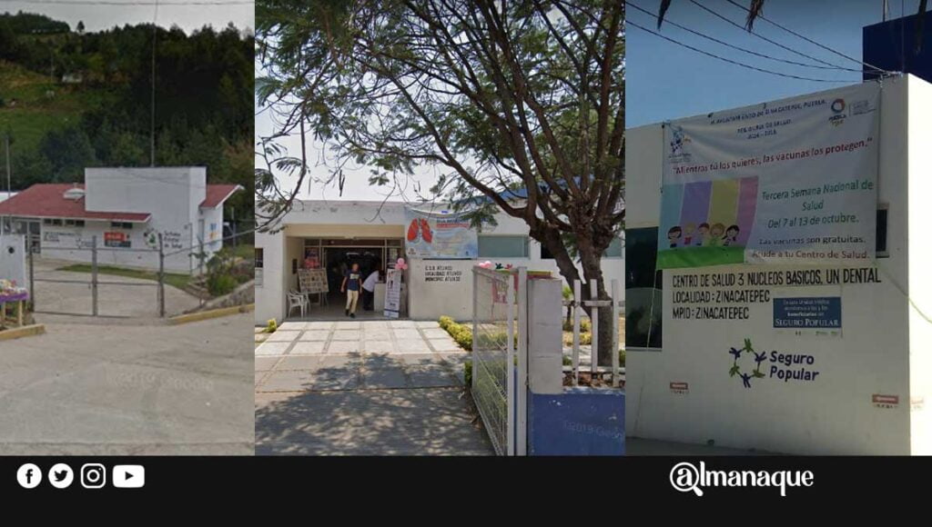 Centros de Salud en Atlixco Ajalpan Tlachichuca y Zinacatepec