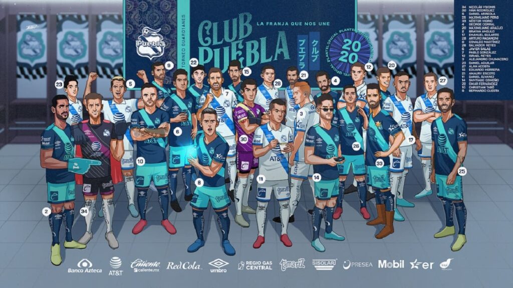 Foto ofocial del Puebla