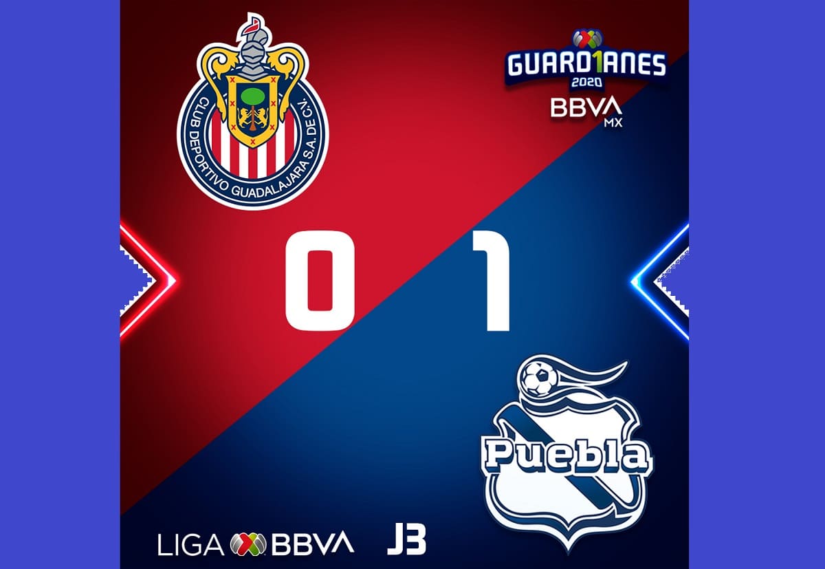 Puebla hunde a Chivas; gana la Franja 1-0 (VIDEO) 1 Puebla vs chivas