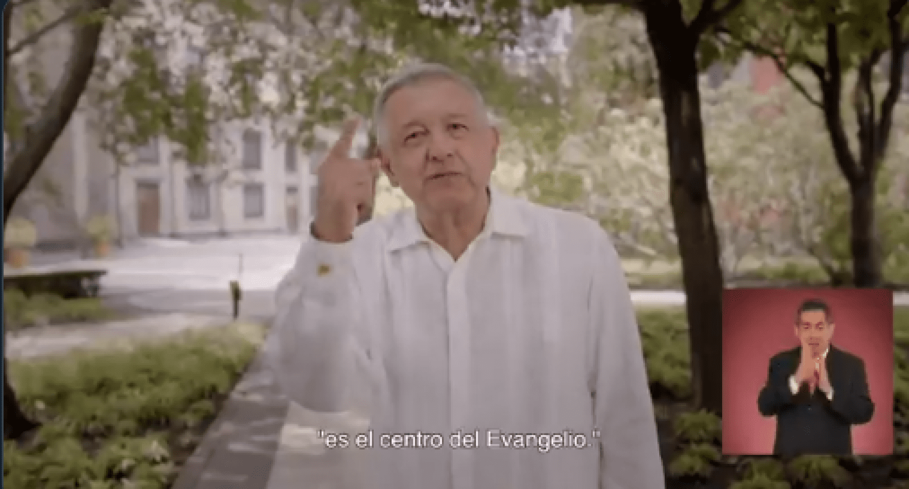 INE suspende spot de AMLO en el que habla del papa y del evangelio 1 aml 2