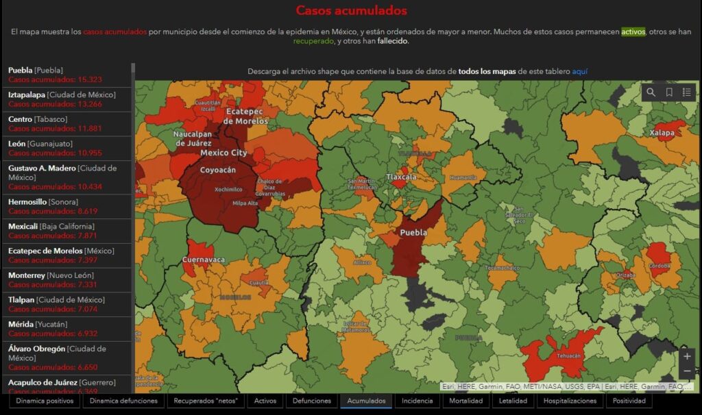 casos acumulados coornavirus