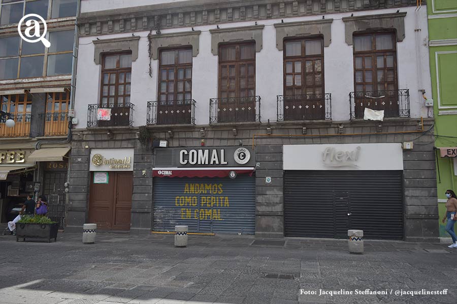 Cierran mil negocios en el Centro Histórico de Puebla por la crisis del coronavirus 1 centro ambulantes 2