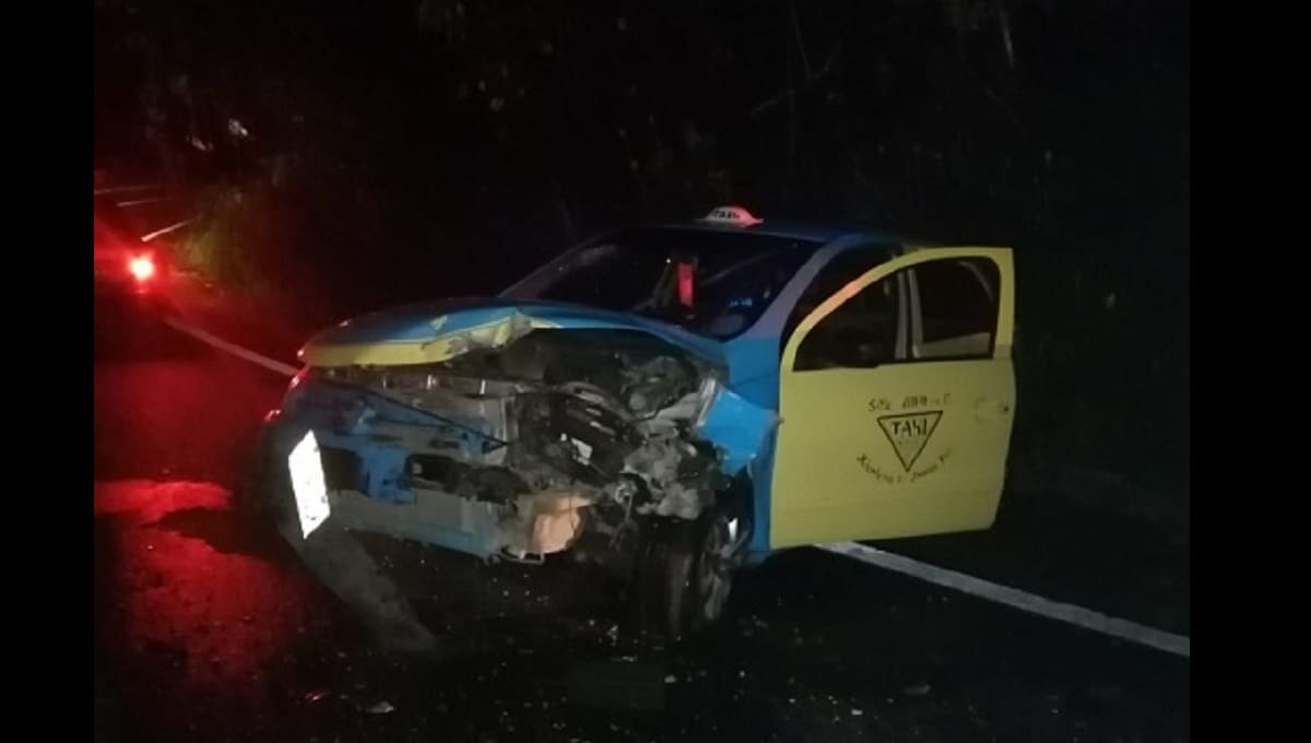 Sujeto en estado de ebriedad, choca y deja a dos niños lesionados en Xicotepec 1 choque 36 1