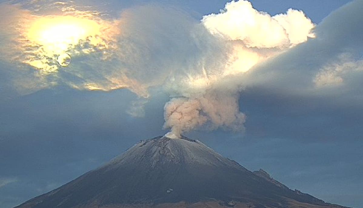 FOTOS /VIDEOS: Popocatépetl se mantiene activo; registra explosión en la madrugada 1 don goyo 1