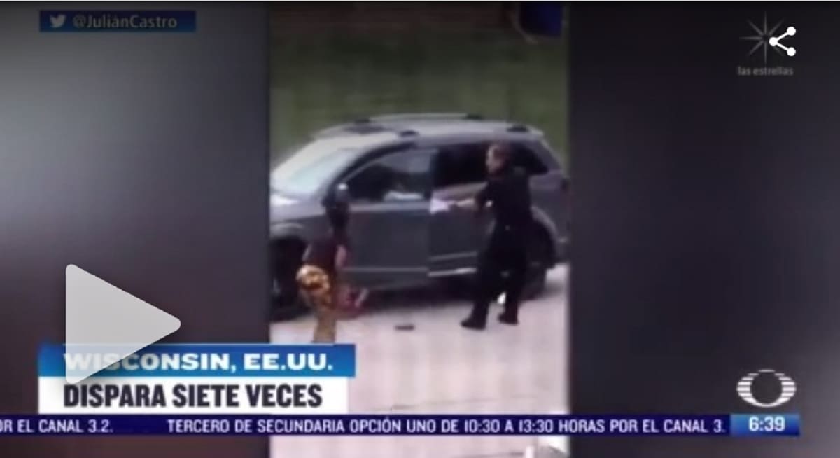 VIDEO: Policía dispara siete veces contra otro afroamericano en Estados Unidos 1 minne 1
