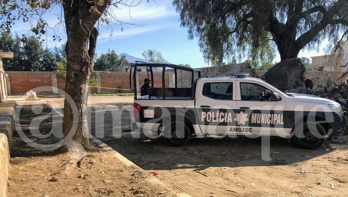 Casi de manera simultánea, encuentran un cadáver semidesnudo y un herido en Amozoc 3 patrulla 1