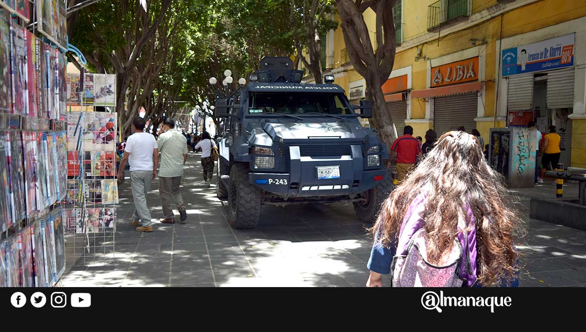 Al fin el Ayuntamiento de Puebla quita a los ambulantes del centro para acatar decreto estatal 9 policia ambulantes almanaque