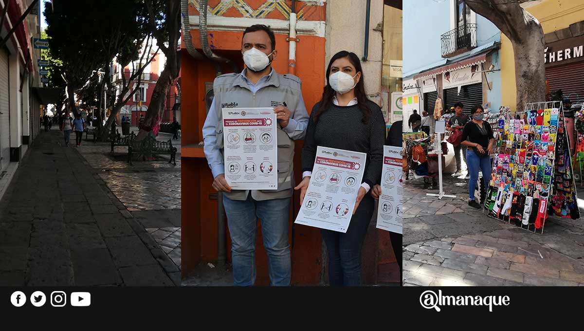 Quitan ambulantes para recorrido de Claudia Rivera en el centro y regresan cuando se va 5 portada claudia ambulantes covid 19