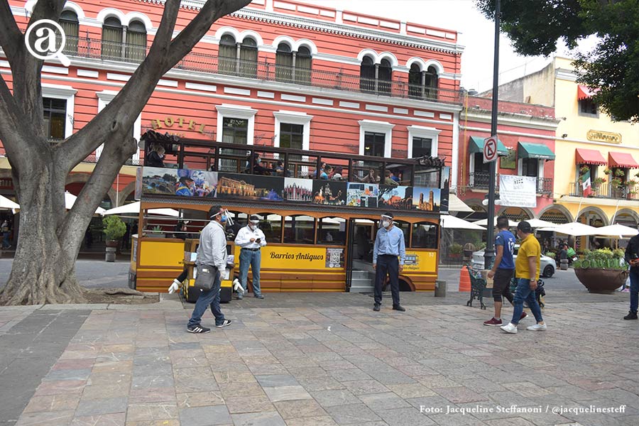 VIDEO: Regresan los Turibus al zócalo de Puebla 5 turibus 2