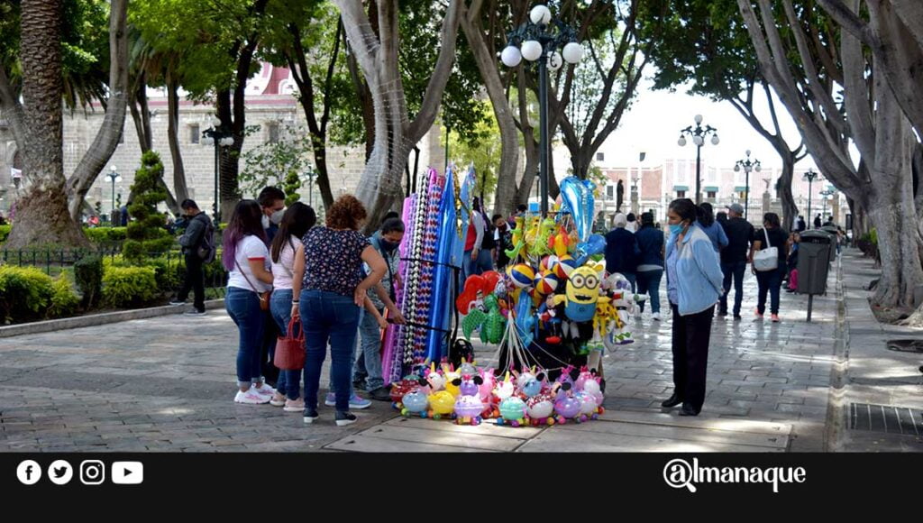 zocalo puebla covid almanaque