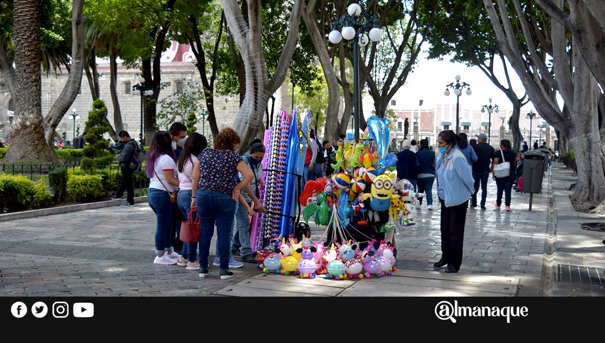 Federación pasará a Puebla a semáforo amarillo, adelanta Barbosa 1 zocalo puebla covid almanaque