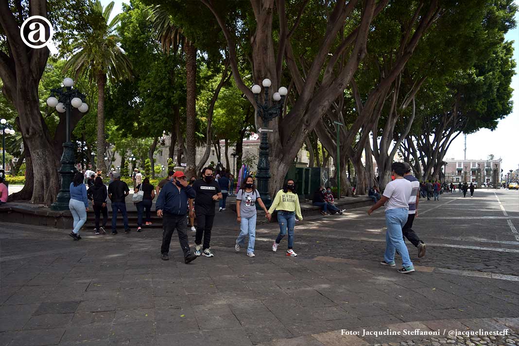 No solo serán obras en la 5 de Mayo; van por remodelación del Zócalo, anuncia Claudia Rivera 1 zocalopuebla1