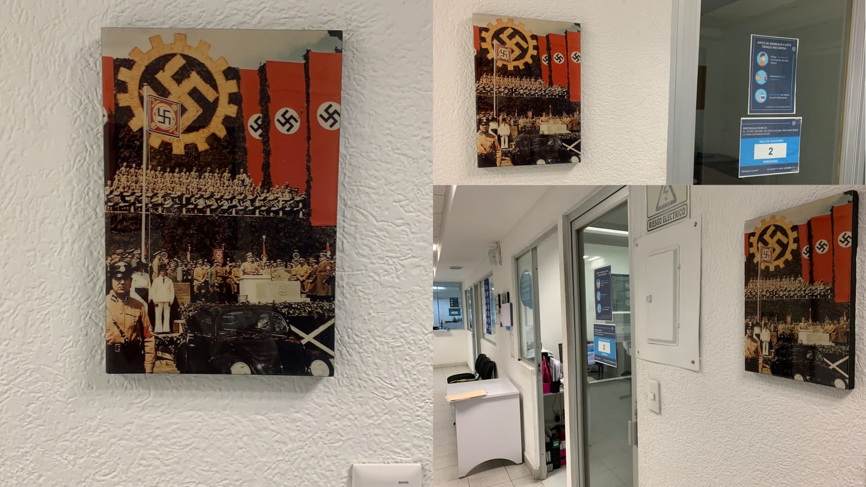 Por tener un cuadro nazi, agencia de VW es acusada de fomentar el racismo 1 118793742 2741284342786192 7278937805569448892 n
