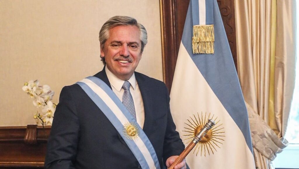 Alberto Fernandez presidente de Argentina. Twitter 1