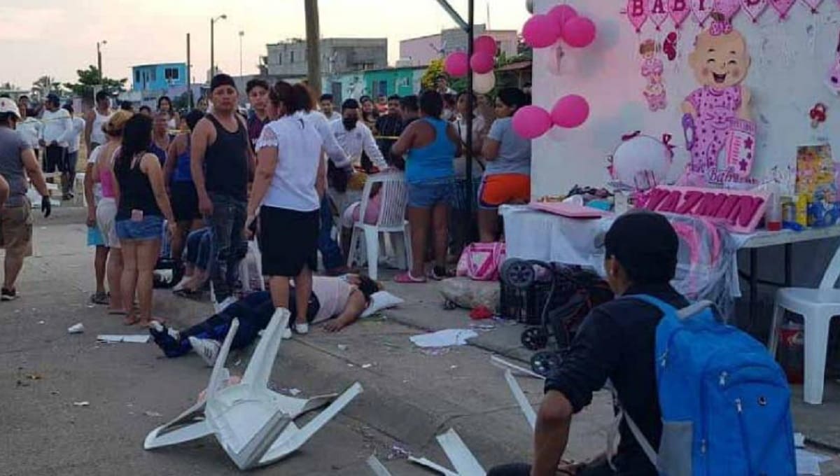Conductor ebrio arrolla diez personas que celebraban un baby shower 1 EjFztYlWkAE Orn 1