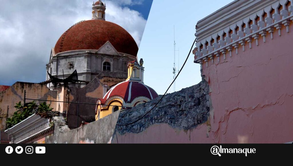 En Atlixco todavia se ven las heridas del 19S