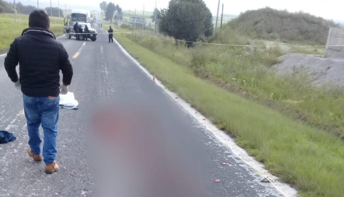Hombre queda despedazado tras ser atropellado en Nopalucan 3 Nopalucan