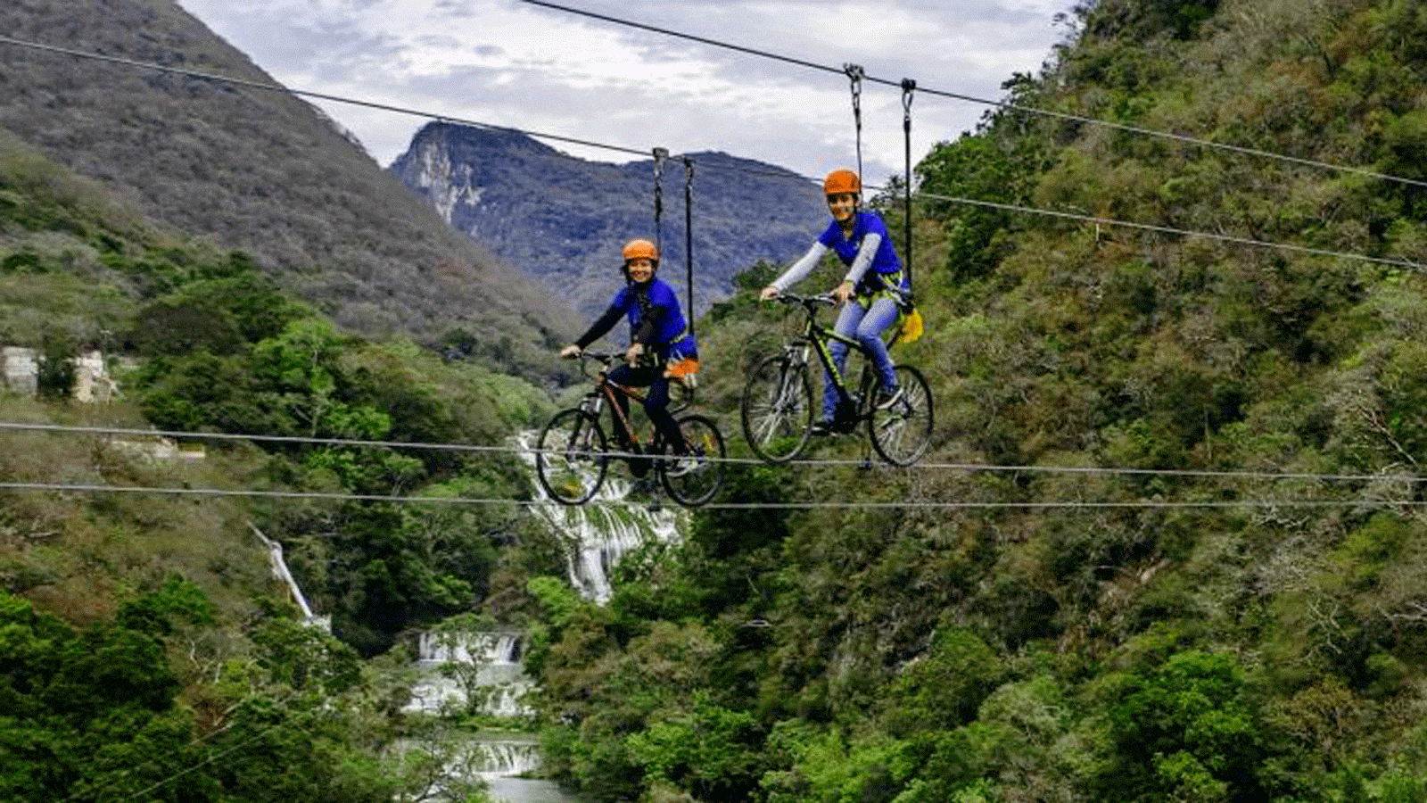 SKYBIKE TIROLESA HUASTECA POTOSINA VIAJA BONITO 2 1 1