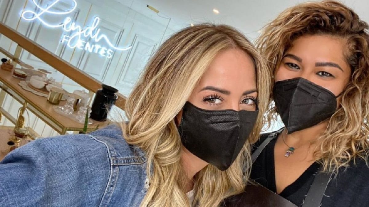 Andrea Legarreta va al salón de belleza a cambiarse el look tras superar el COVID 1 andrea legarreta 2