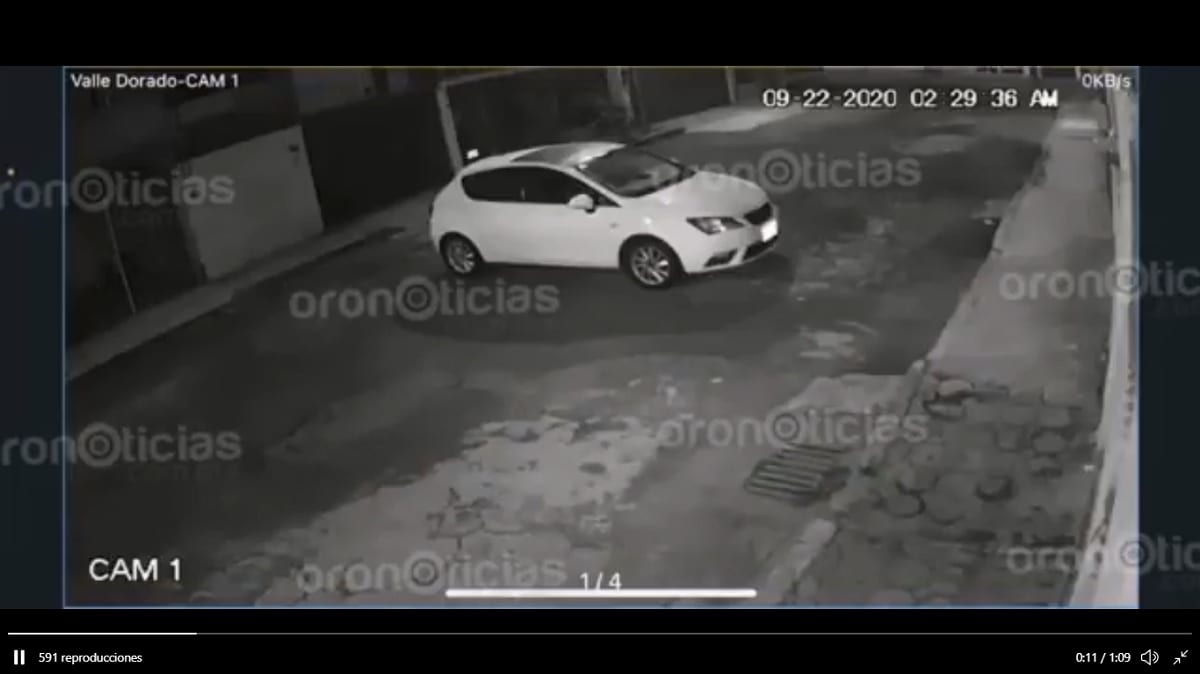 VIDEO: Amagan con un arma larga a una mujer para intentar asaltarla en Puebla 1 camara