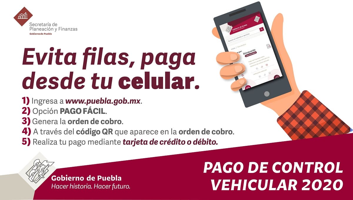 control vehicular puebla 1