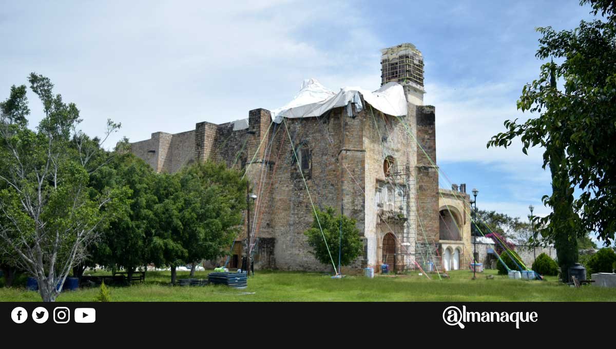 A tres años del terremoto del 19-S, el convento de Huaquechula sigue fracturado 25 convento de Huaquechula sismo19