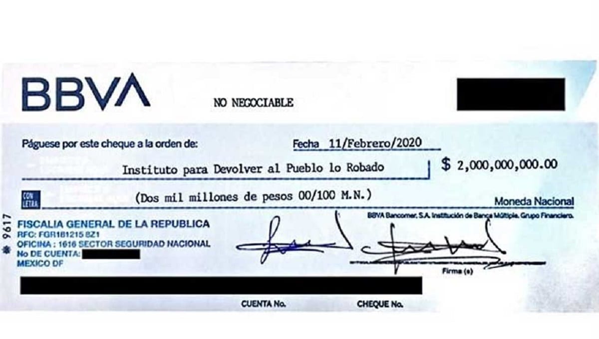 Rechazan cheque para pagar la rifa del avión 1 idep