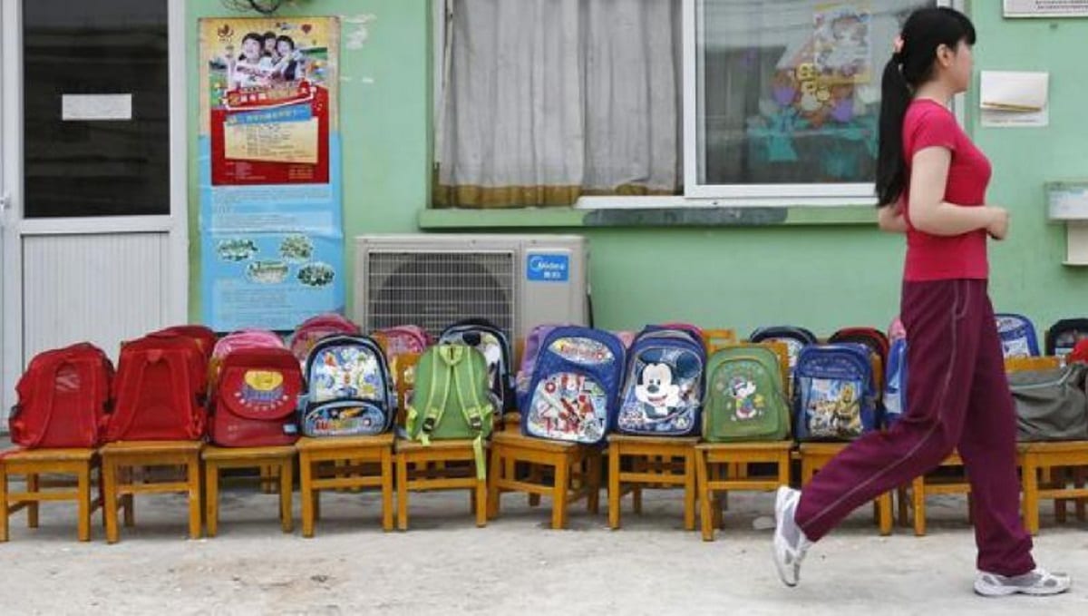 Maestra envenena 25 niños de Kínder con nitrato de sodio en China 1 kinder en china