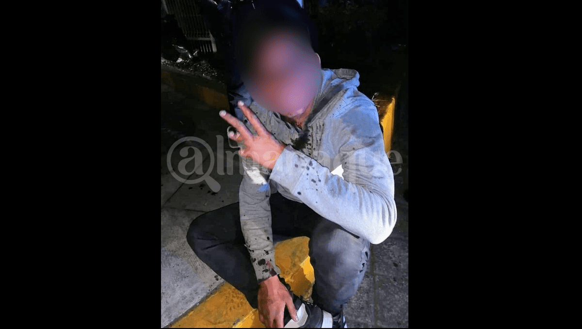 Detienen y golpean a asaltante de taxistas en Colombres 1 rata 1