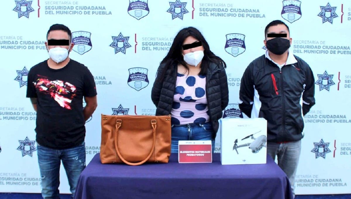 Detienen a sujetos que robaron un dron de 50 mil pesos en Solesta 1 ratas 1