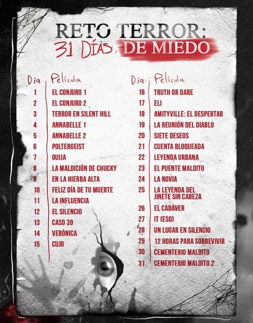 31 dias de miedo