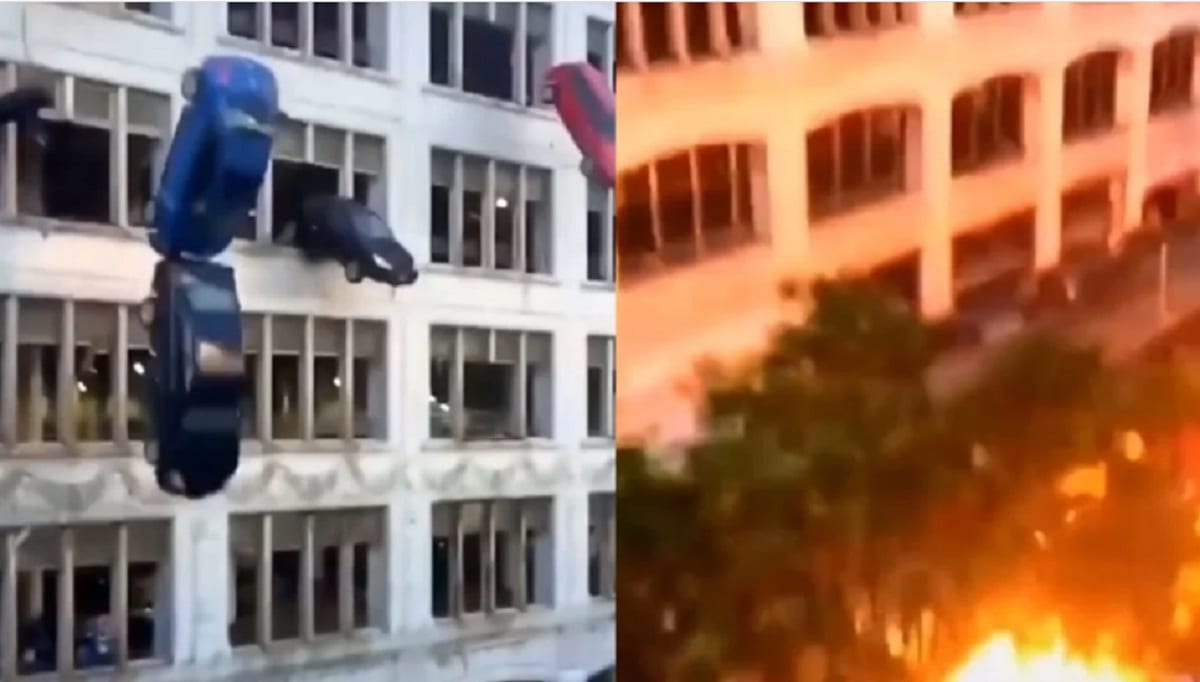 VIDEO: Autos caen desde un edificio y explotan 1 COCODRILO GUSTAVO A MADERO CDMX 1110x581 2