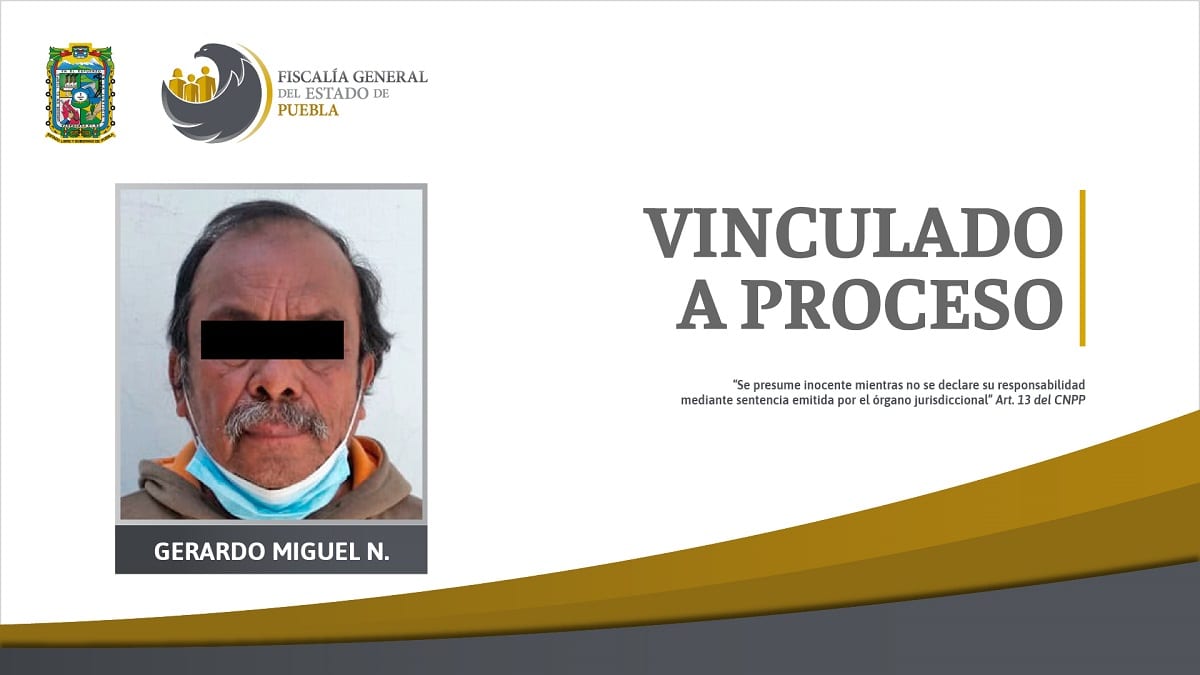 Gerardo Miguel, de 69 años, violó en repetidas ocasiones a su hija de 6 años en Puebla 1 Gerardo Miguel VaP 01